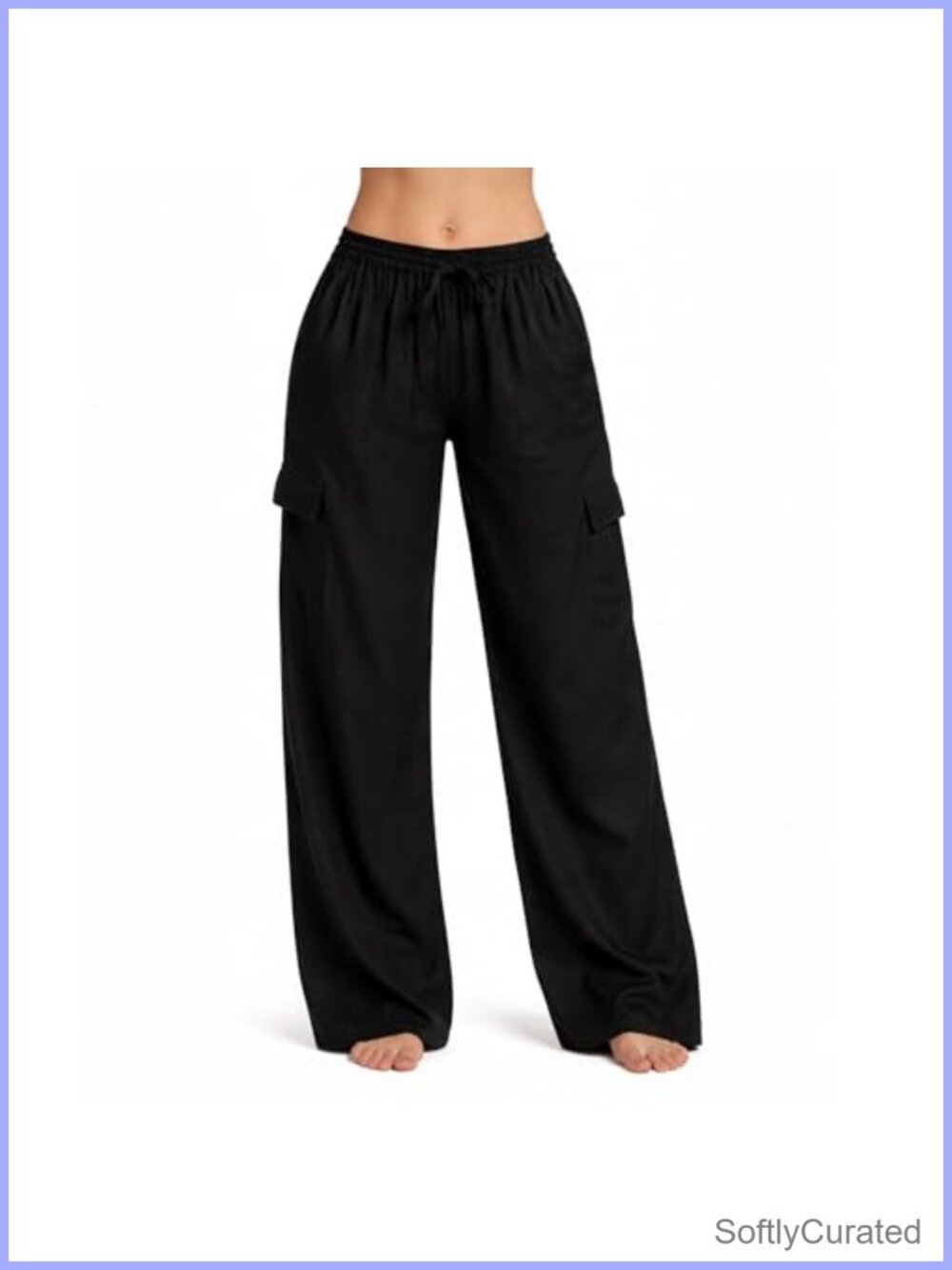 Riviera Sun 100% Rayon Palazzo Beach Pants Wide Leg Swim Cover-Up with 4 Pockets